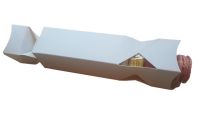 White Small Twist-End Cracker  - Pack of 10