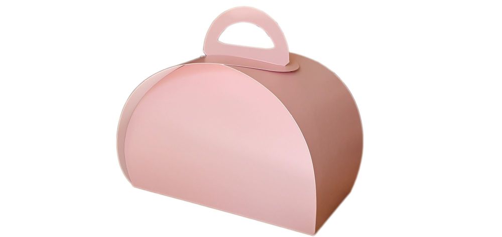 Pink Afternoon Tea/Patisserie Box -180 x 90 x 100mm-Pack of 25