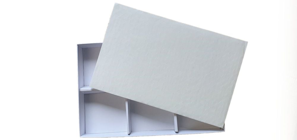 White Large Cushion Padding - See Description For Suitable Boxes  - 235mm x 150mm -  Pack of 10