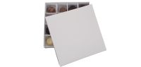  White 16pk Chocolate Box With Non Window Lid & Insert  - 155mm x 155mm x 30mm- Pack of 10