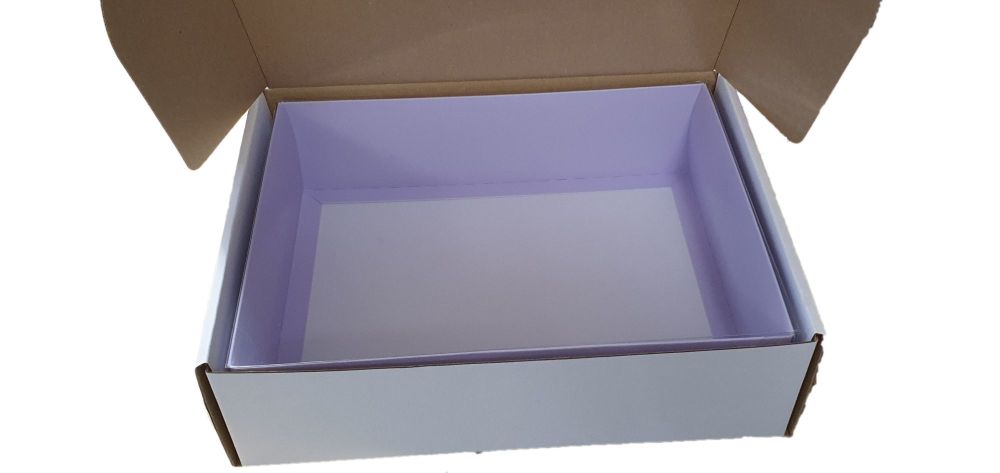 White Hamper Postal Packaging  - Outer Box Only - 260 x 205 x 75mm PK of 10