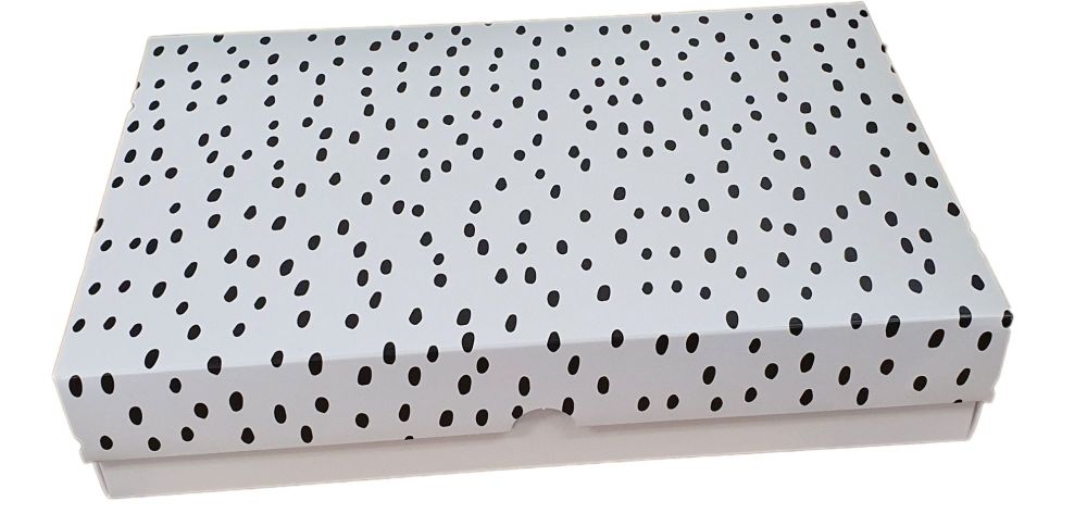 Dalmatian  Deep Non Window Large Biscuit/Cookie Box -240mm x 155mm x 50mm  