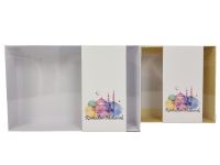 Ramadan Mubarak Box with Printed Belly Band (Colour to be chosen)- 240mm x 155mm x 50mm - Pack of 10