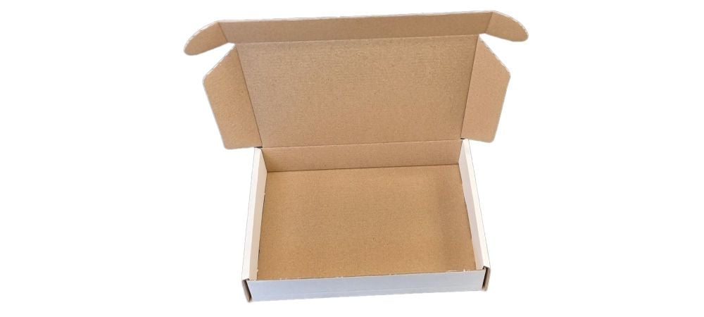 White C6 Postal Packaging  - Outer Box Only - 190mm x 140mm x 35mm - Pack o