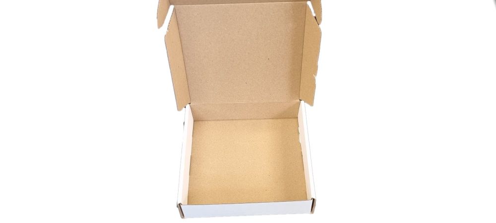 White Square Postal Packaging  - Outer Box Only - 180mm x 180mm x 45mm - Pa