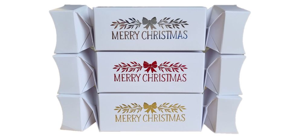  Christmas Foiled Twist End Cracker  - Pack of 10