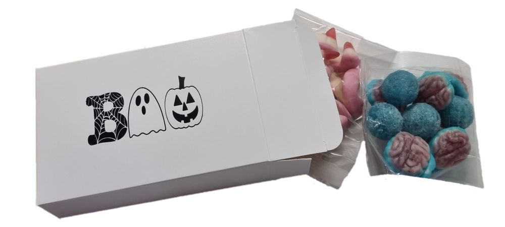 Halloween  Boo Sweet RTE Box 135mm x 90mm x 30mm- Pack of 10