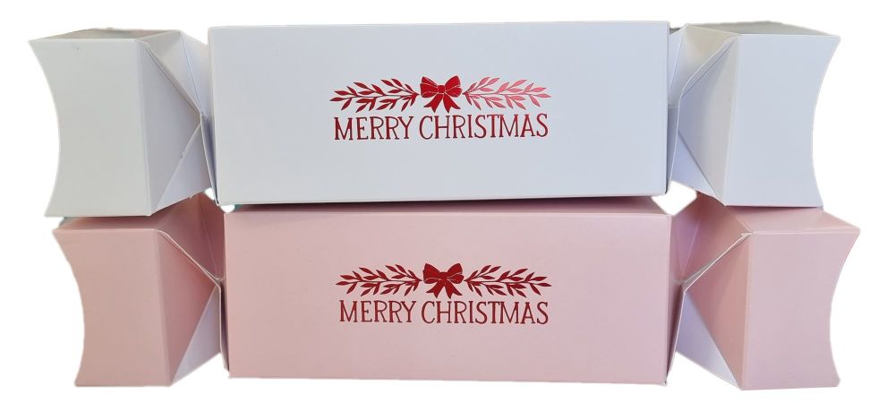 Christmas Tree Red foiled Large Twist End Cracker -(Colour to be chosen) - 