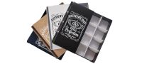 Father's Day 16pk Chocolate Box With Clear Lid & Insert and Foiled Belly Band (Colour to be chosen) - 155mm x 155mm x 30mm - Pack of 10