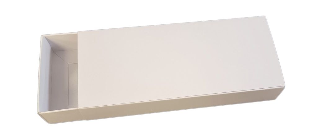 White Cakesicle & Geo Heart Rectangle Box With Non Window Lid - 175mm x 75m