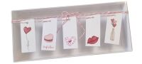 Valentine Assortment Swing Tag (Twine & Box not included)- 80mm x 35mm - Pack of 10