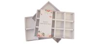 Happy Mother's Day Belly Band with White base and Clear Lid (Style Of Box To Be Chosen) 165 x 115 x 26mm - Pack of 10