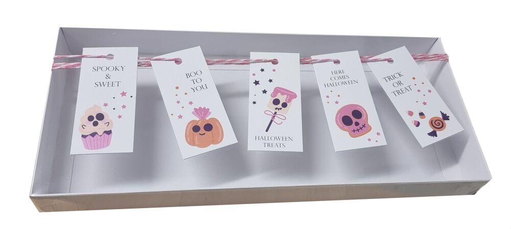 Halloween Assortment Swing Tag (Twine & Box not included)- 80mm x 35mm - Pa