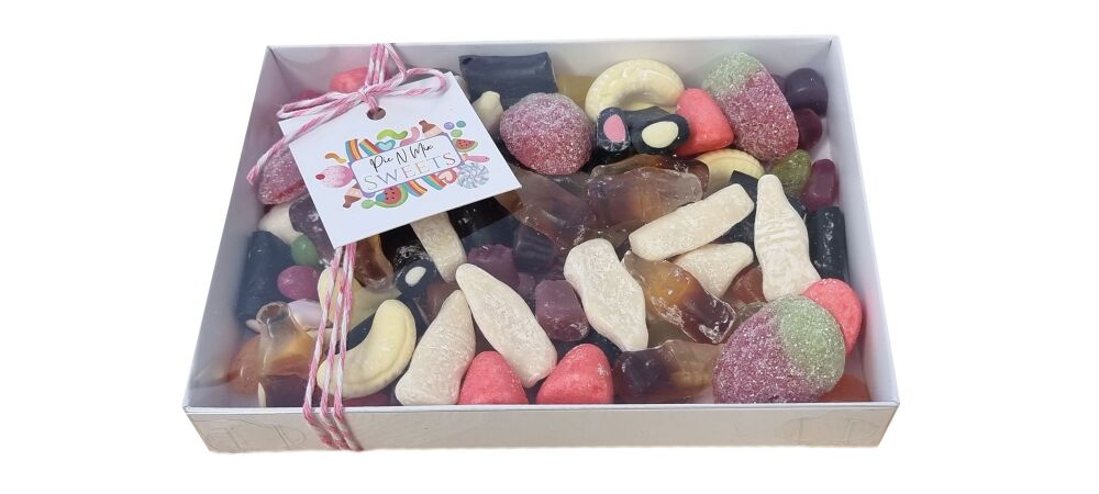 Pic N Mix Square Swing Tags (Twine, Box & Sweets are not included)- 50mm x 