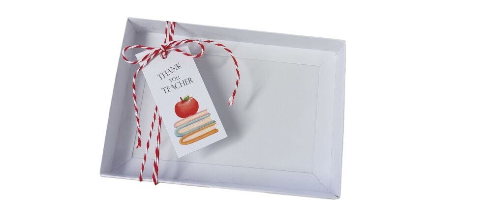 Thank - you Teacher Swing Tags (Twine not included)- 80mm x 35mm - Pack of 