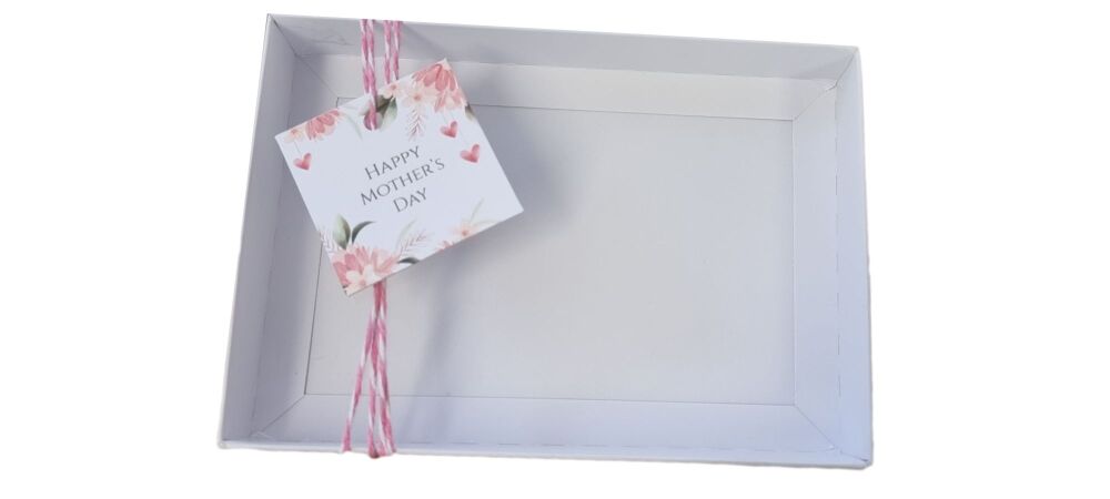 Mother's Day Flower Square Swing Tags (Twine & Box are not included)- 50mm x 50mm - Pack of 10