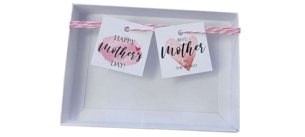 Mother's Day Duo Set Square Swing Tags (Twine & Box are not included)- 50mm