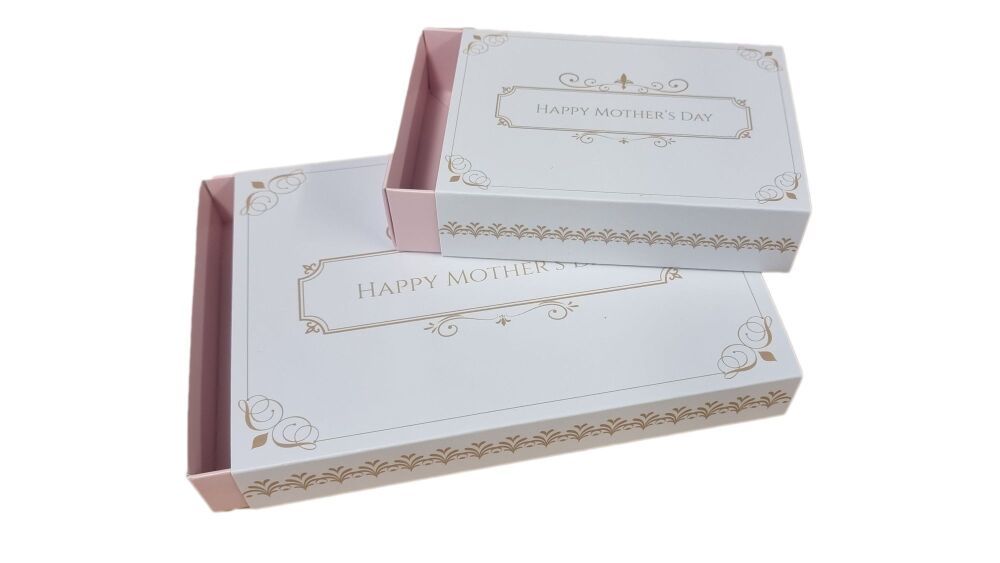 Mother's Day Boutique Range - Cookie Box with Printed Full Sleeve & Pink Base (Style to be chosen & price will vary) Pk of 10