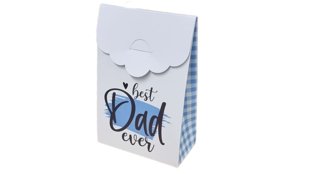 Father's Day Print Taper Box -100mm x 50mm x 140 mm - Pack of 10