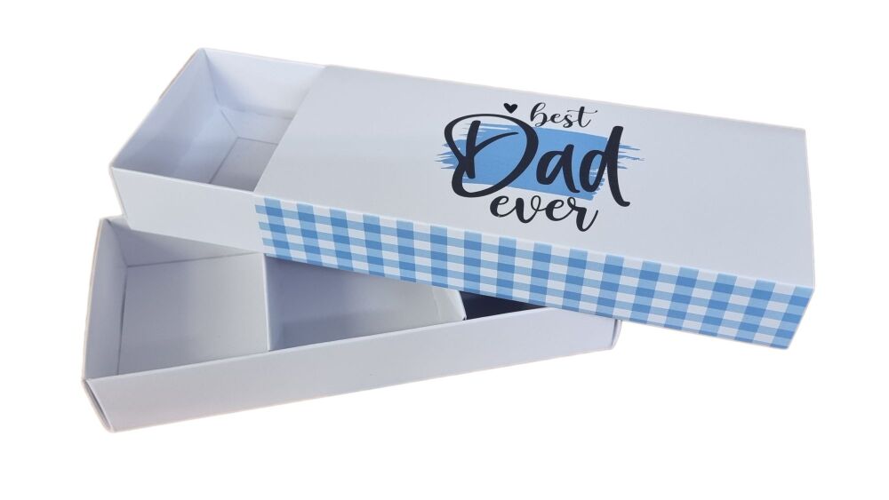 Father's Day Rectangle Range With Printed Sleeve (Style to be chosen & price will vary) 175mm x 75mm x 30mm- Pack of 10