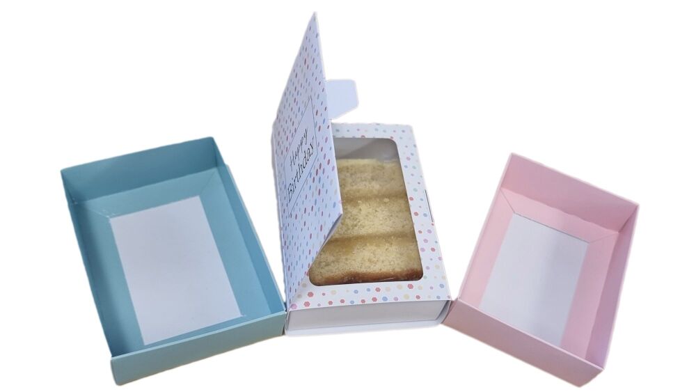 Happy Birthday Single Libro Cavity Box  with Printed Full Sleeve & Coloured