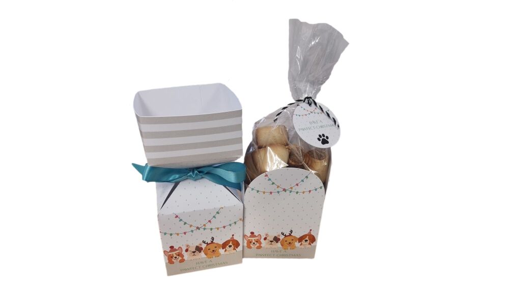 Dogs Open Style Box with Gift Tag ( Style to be Chosen) - Cavity Box Size: 