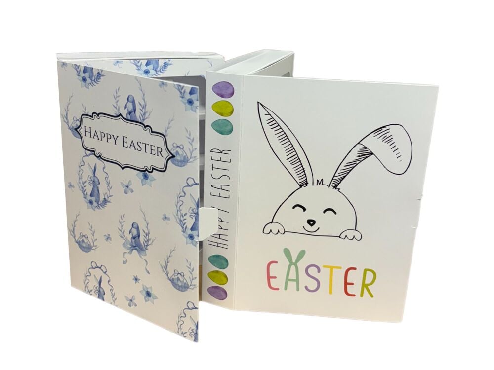 Easter C6 Libro Box Range with Printed Sleeve, White Base, Acetate Window & Insert (Style to be chosen & price will vary)  115mm x 8