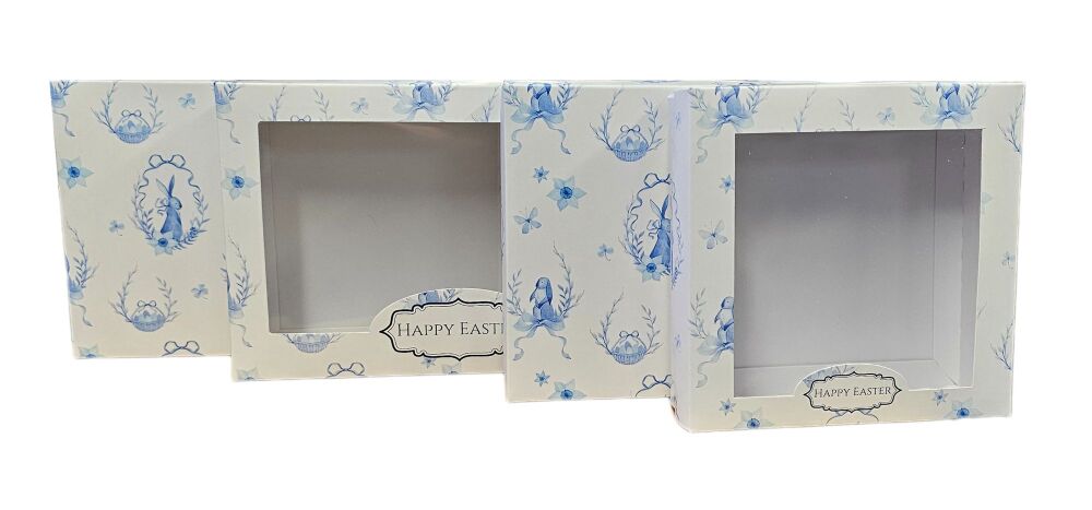 Easter Blue Bunny Printed 50mm Deep Gift Box Range (Style to be chosen and 