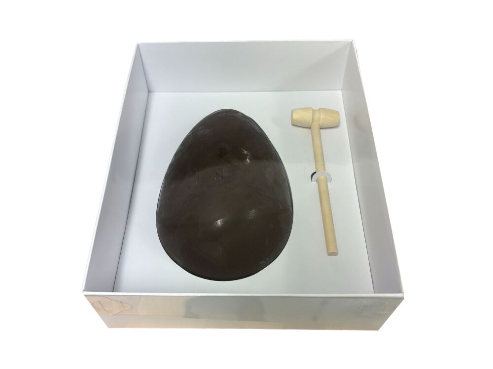 Smash Egg Presentation Box With Clear Lid and white insert (Box colour to be chosen) Mallet not included - 250mm x 195mm x 70mm - Pack of 5