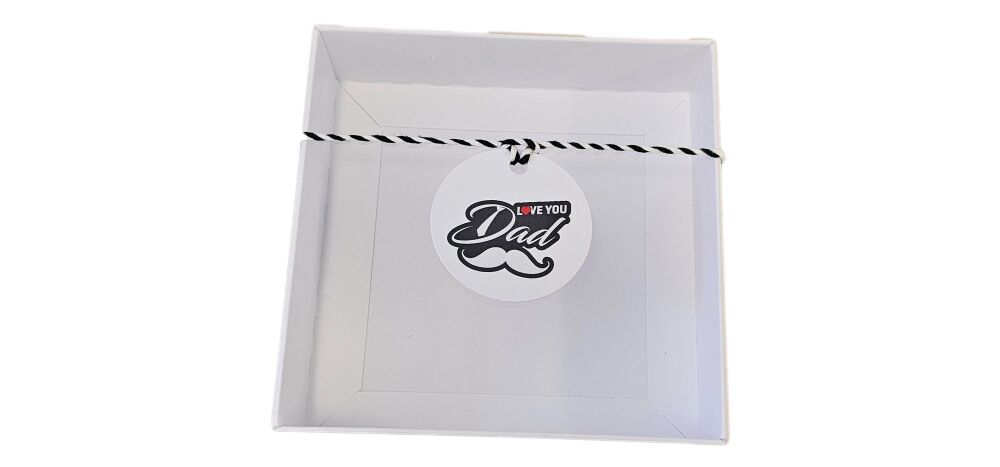 Father's Day Round Swing Tags (Twine & Box are not included)- 45mm x 45mm - Pack of 10