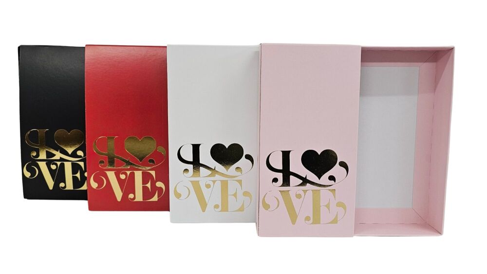 Valentine's Large Square Cookie Box & 