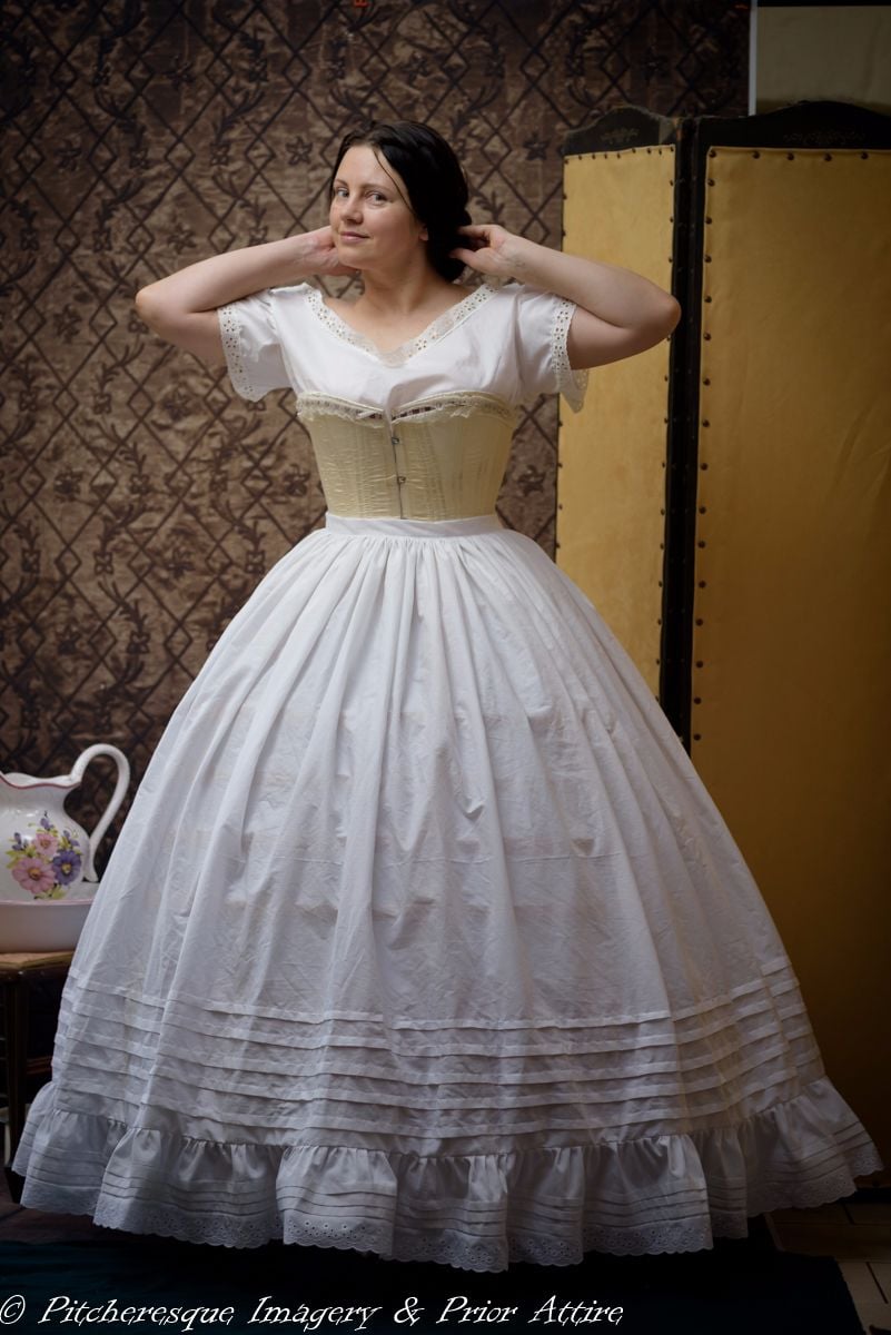 Mid-Victorian petticoat  made to measure