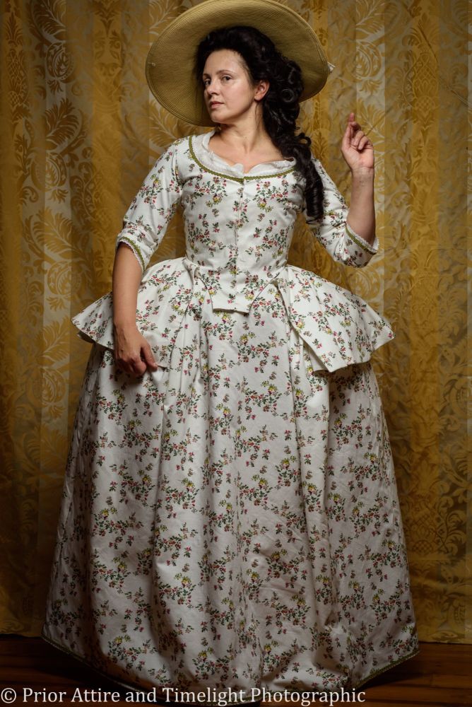 Caraco jacket and skirt 1760-85