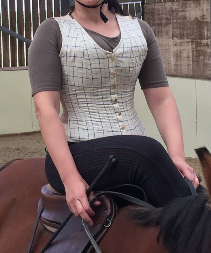 Modern equestrian corsetry and waistcoats