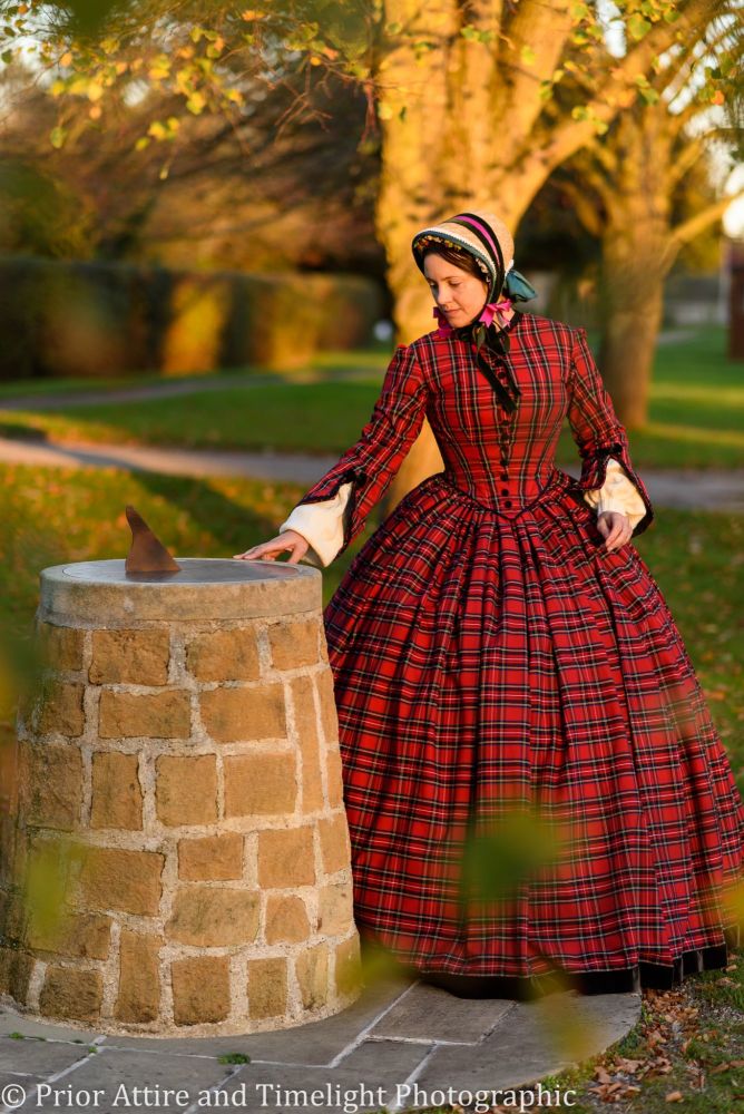 Victorian crinoline day dress size 12