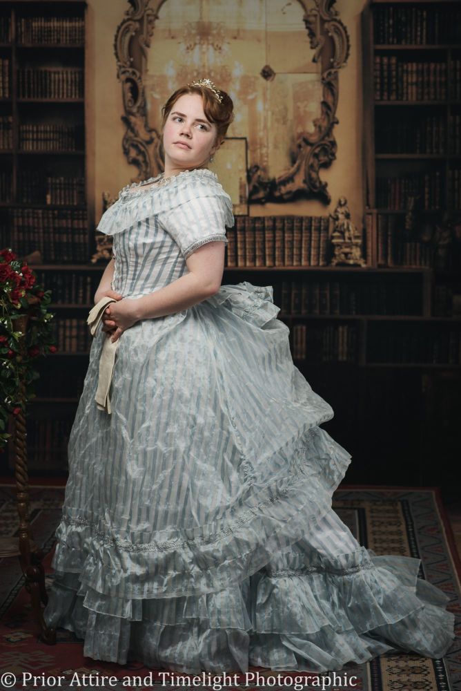 Victorian Bustle evening dress