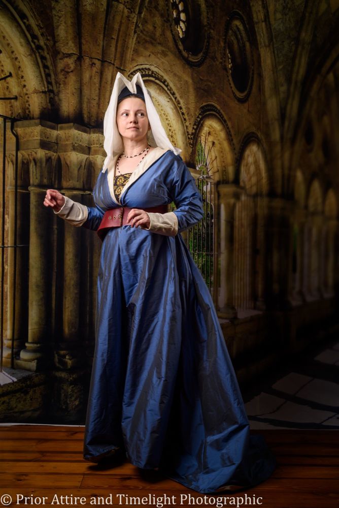 Medieval dress, burgundian, 15th Century reversible