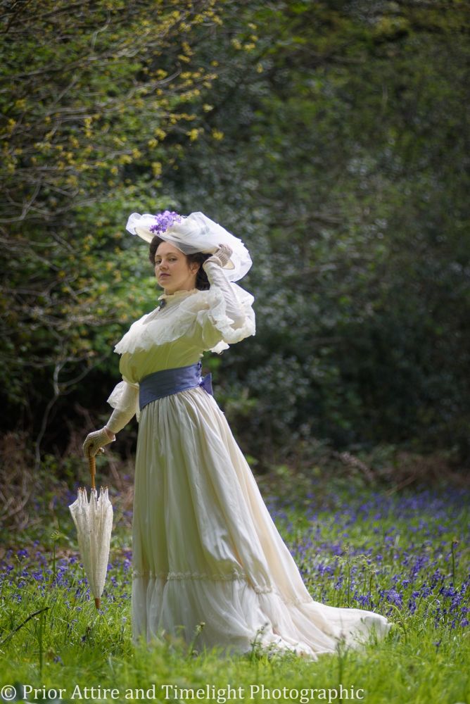 A 1903 Edwardain dress, used