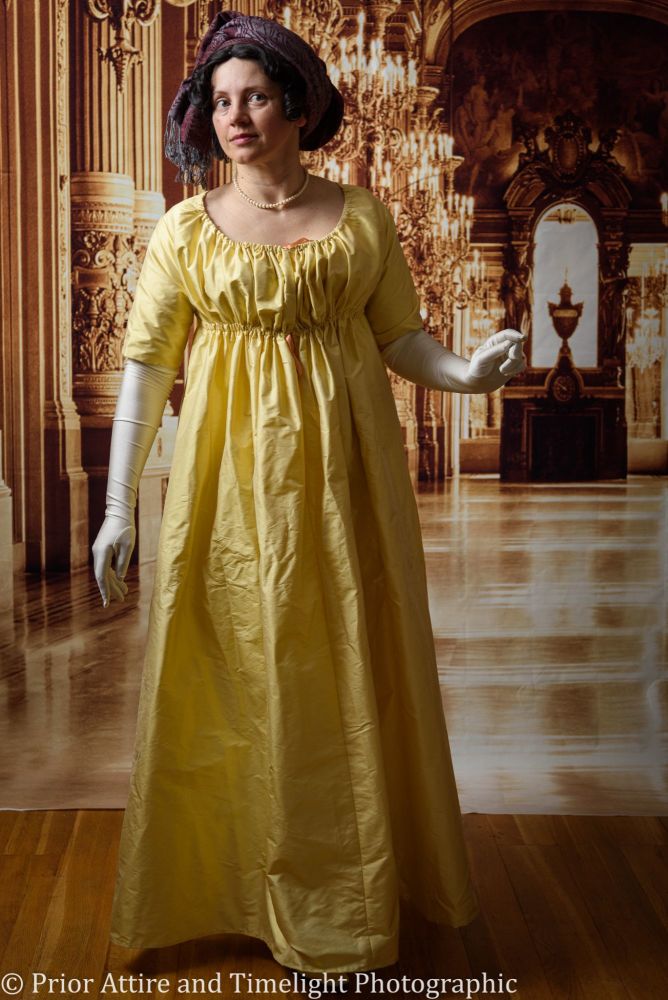 regency evening gown