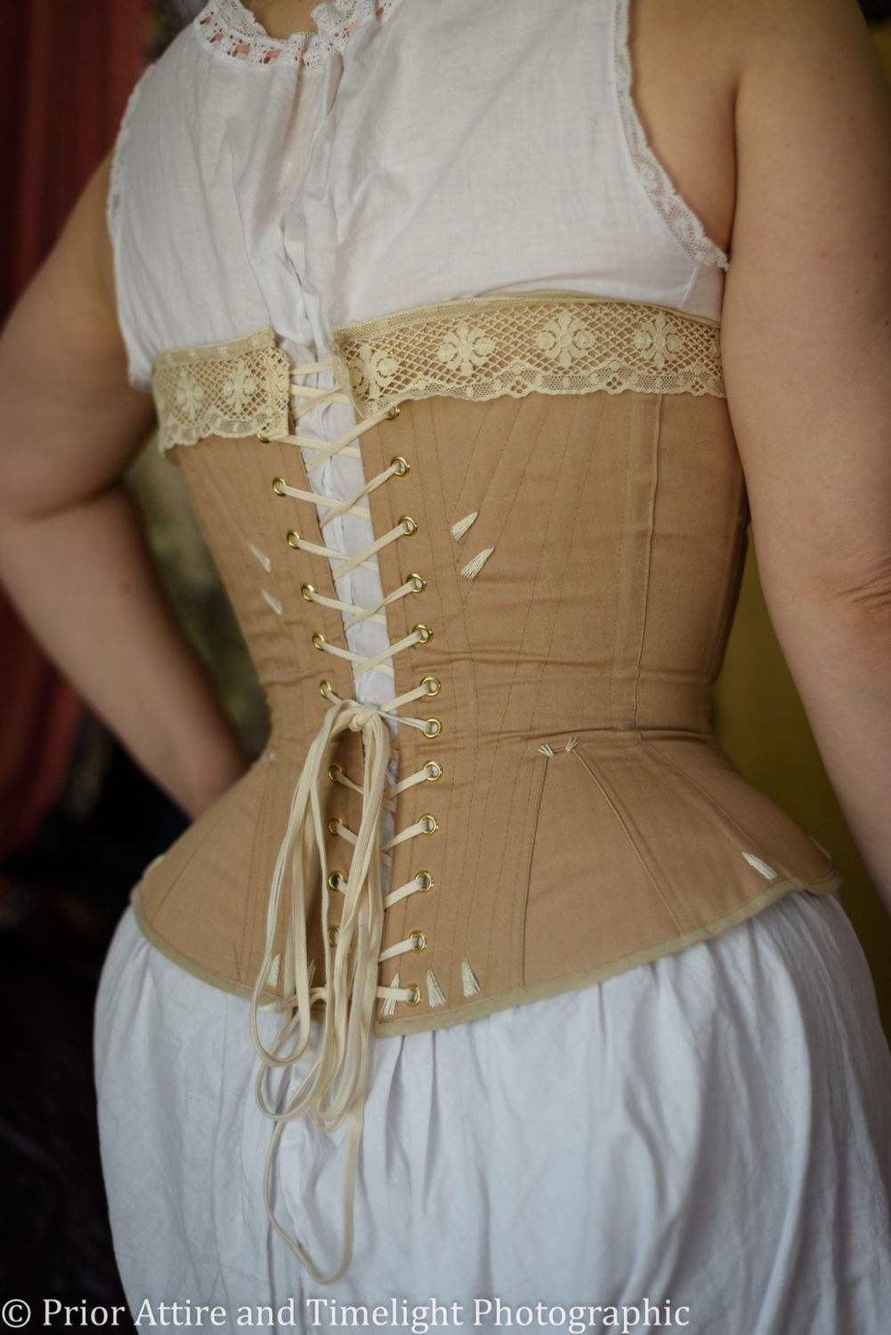 Victorian riding corset