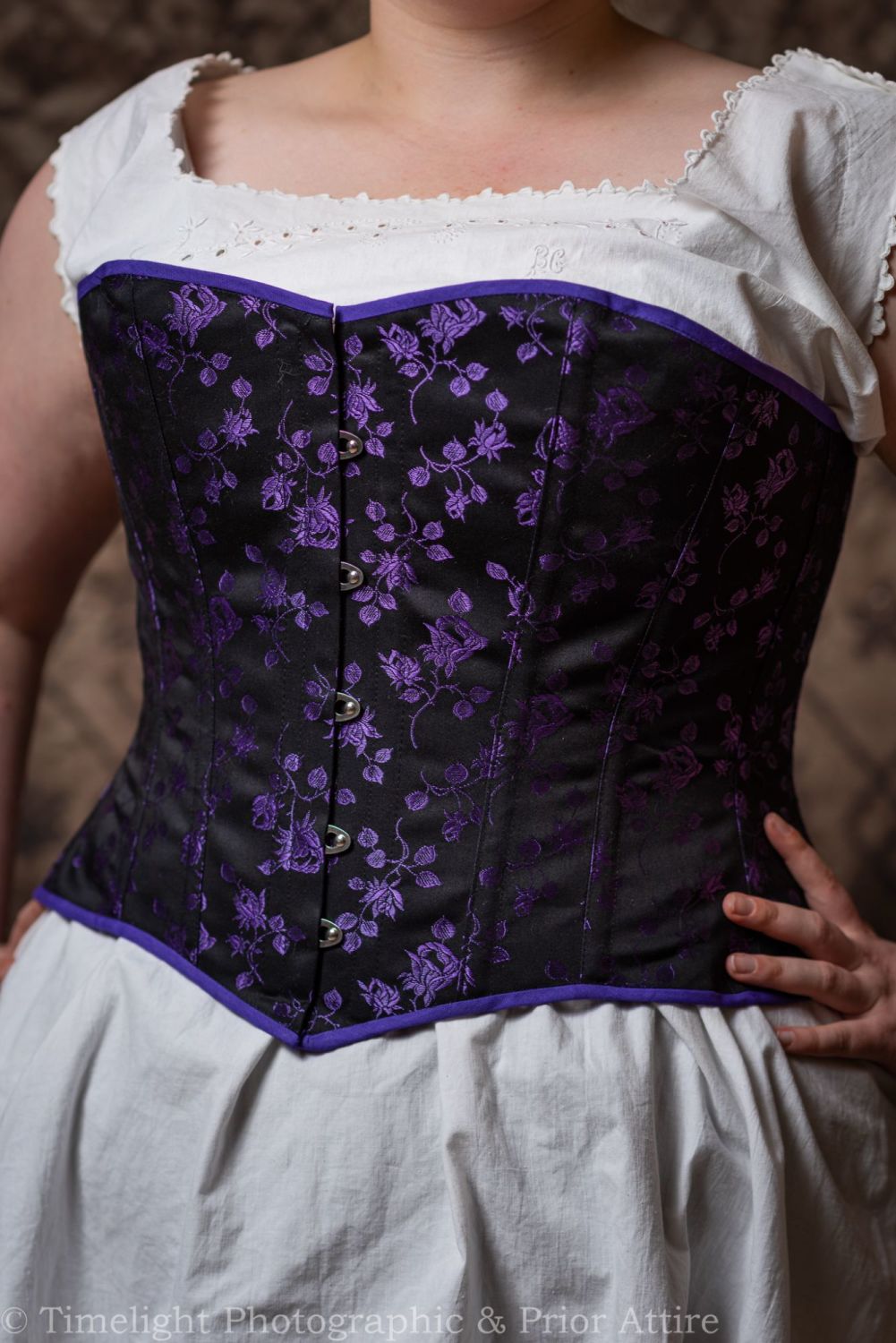 Victorian sport/ riding corset  33.5
