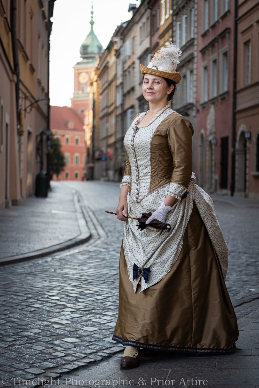 Victorian  dress in silk