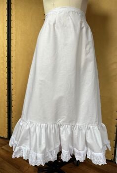 Late Victorian petticoat
