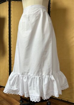Late Victorian petticoat