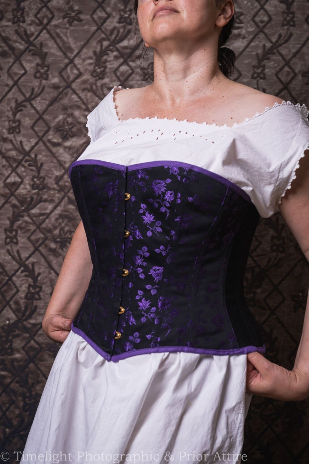 Modern/Victorian sport/ riding corset  32.5