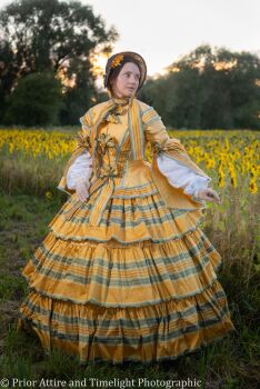 Victorian 1850s  dress