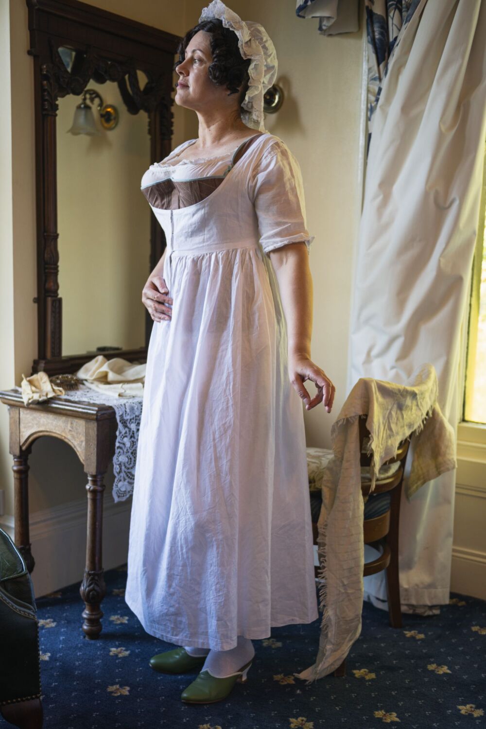Regency bodiced petticoat, made to measure