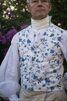 Regency waistcoat in cotton