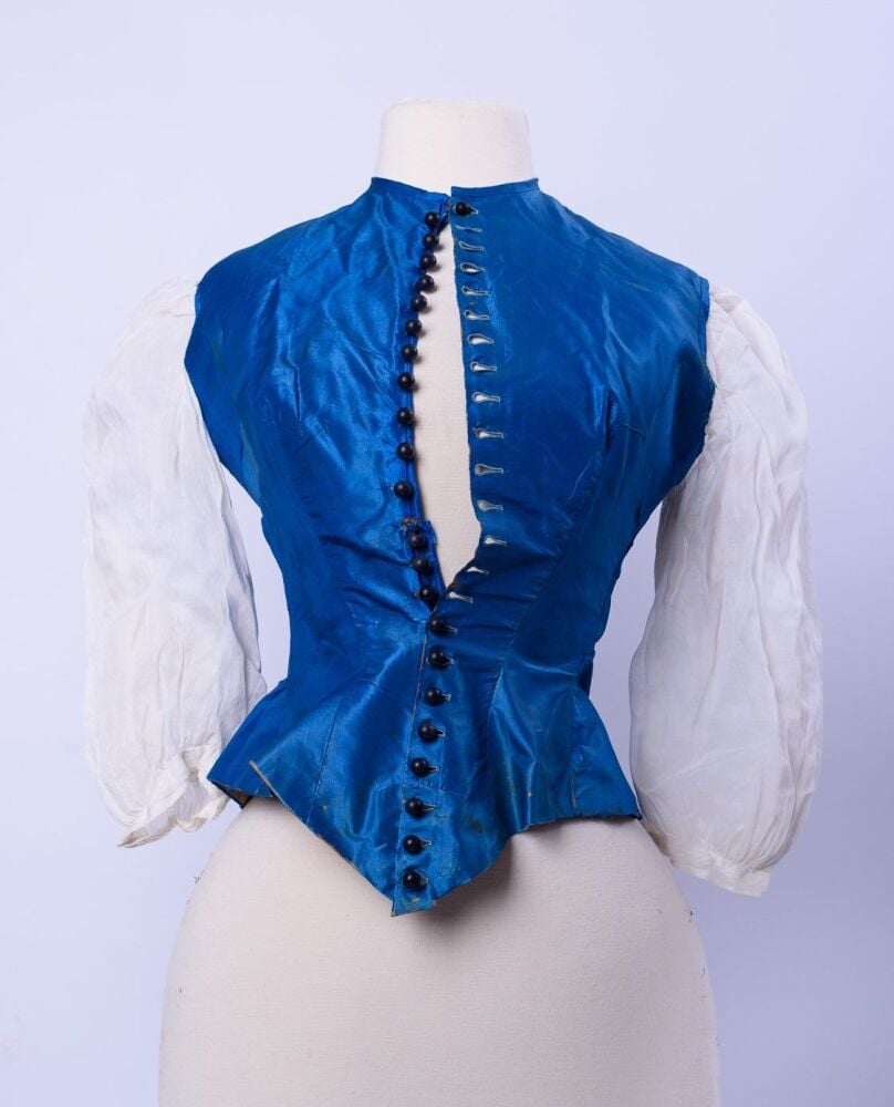 antique Victorian bodice 1880-1884