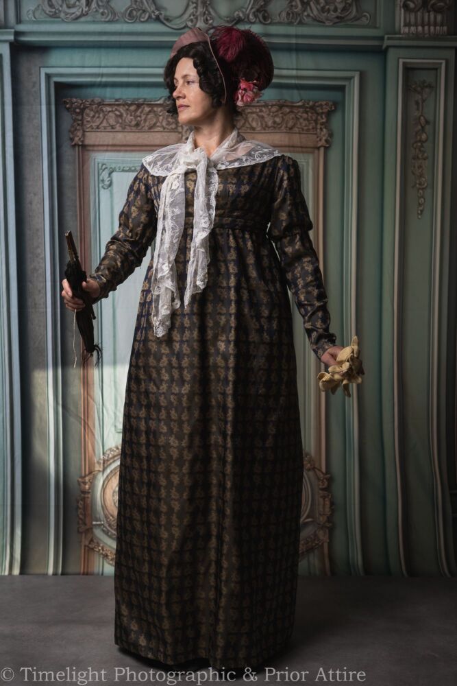 Regency dress silk size 12-14